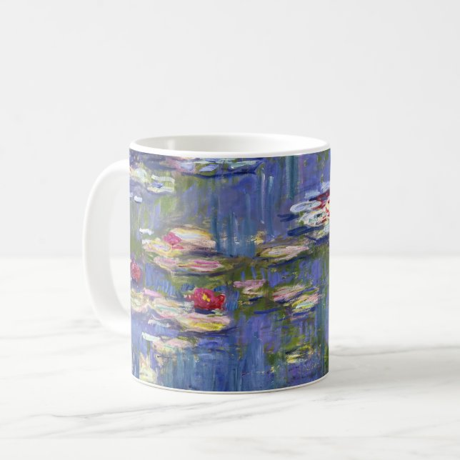 Claude Monet - Water Lilies / Nympheas Kaffeetasse (Vorderseite Links)