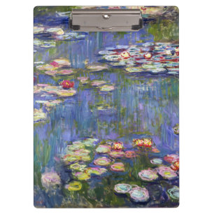 Claude Monet - Water Lilies / Nympheas Klemmbrett