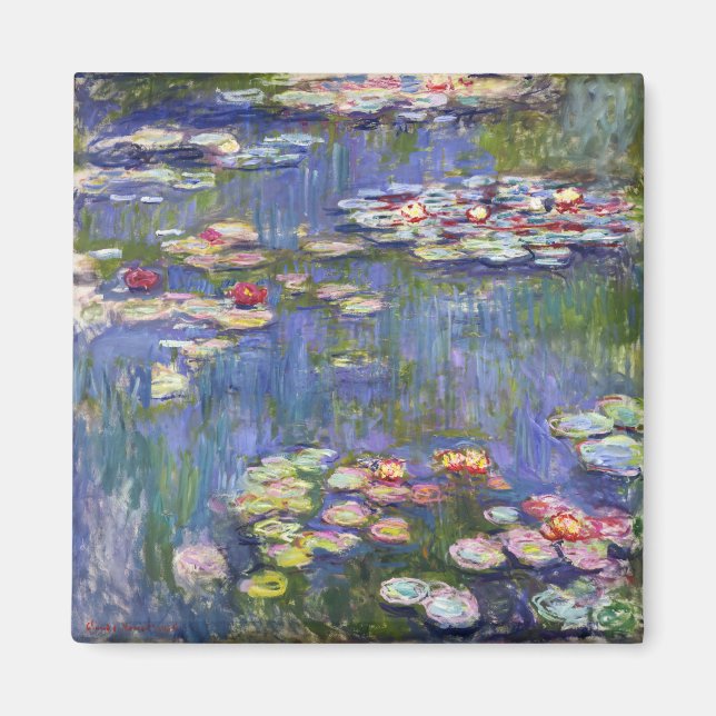 Claude Monet - Water Lilies / Nympheas Magnet (Vorne)