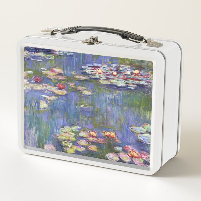 Claude Monet - Water Lilies / Nympheas Metall Brotdose (Vorderseite)