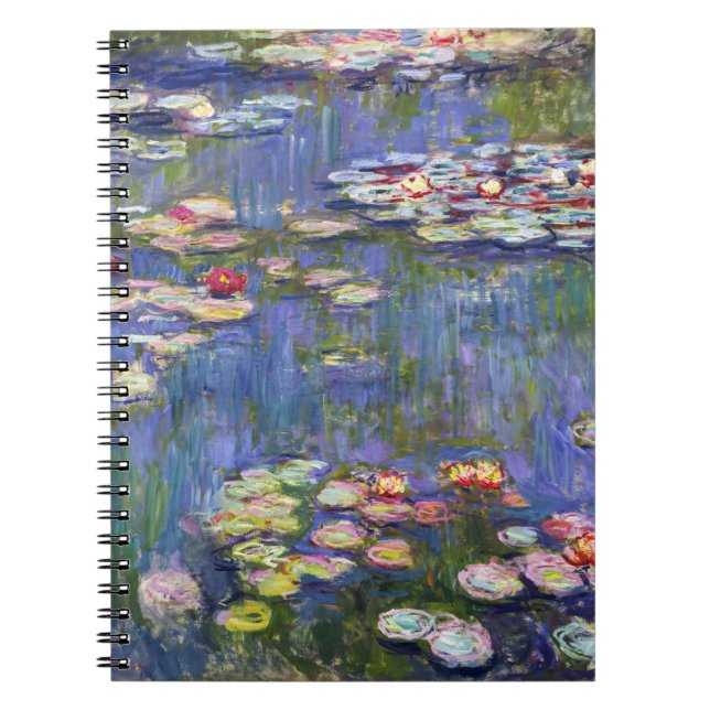 Claude Monet - Water Lilies / Nympheas Notizblock (Vorderseite)