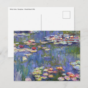 Claude Monet - Water Lilies / Nympheas Postkarte