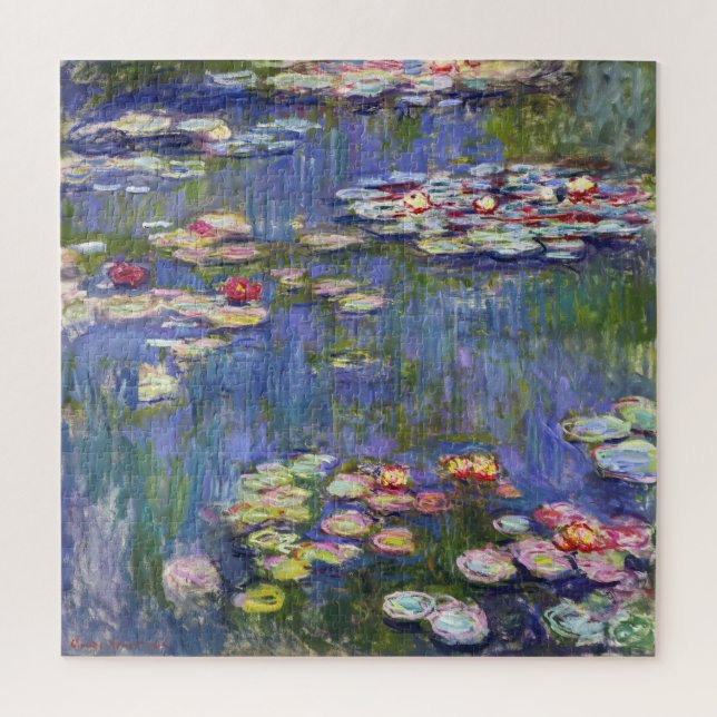 Claude Monet - Water Lilies / Nympheas Puzzle (Vertikal)