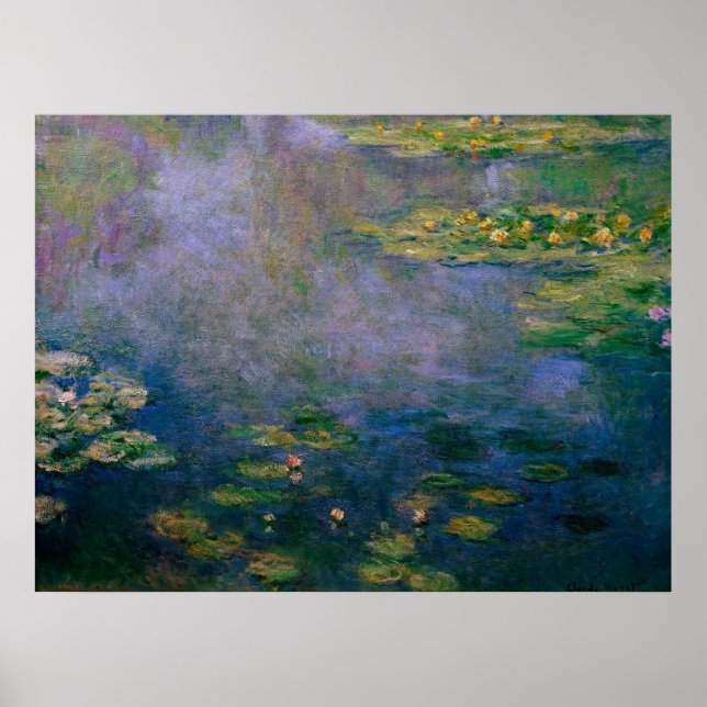 Claude Monet - Water Lilies Poster (Vorne)