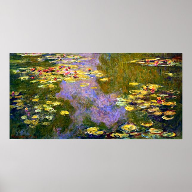 Claude Monet: Water Lilies Poster (Vorne)