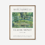 Claude Monet Water Lilies Poster<br><div class="desc">Claude Monet Water Lilies Japanischer Footbridge Pond Kunstausstellung</div>
