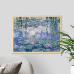 Claude Monet Water Lilies Poster<br><div class="desc">Poster of Water Lilies Kunstmalerei von Claude Monet,  botanischer Landschaft</div>