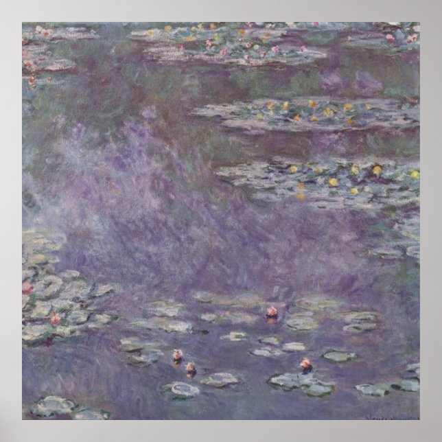 Claude Monet - Water Lilies Poster (Vorne)