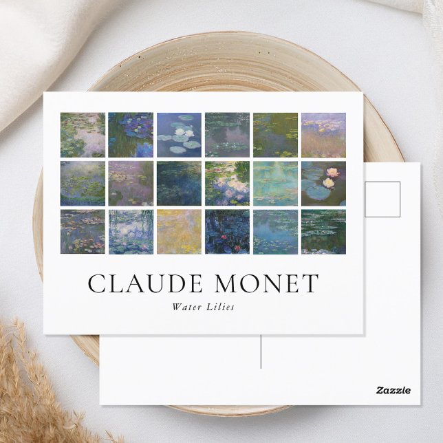 Claude Monet Water Lilies Postkarte (Von Creator hochgeladen)