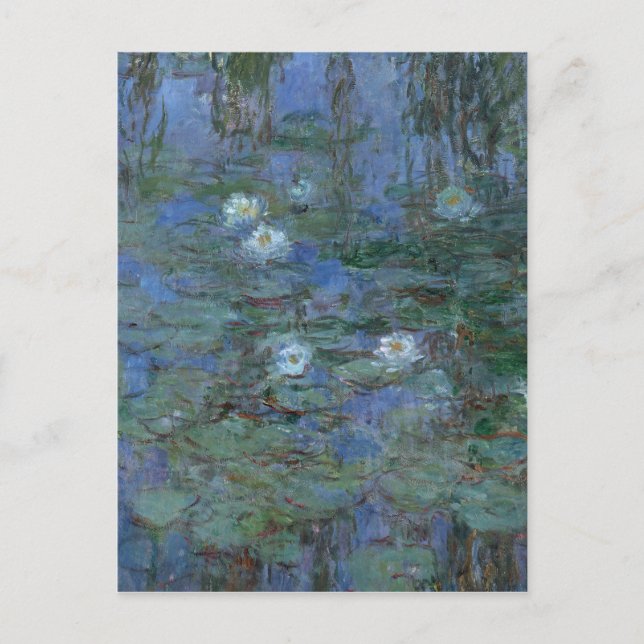 Claude Monet - Water Lilies Postkarte (Vorderseite)