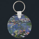Claude Monet Water Lilies Schlüsselanhänger<br><div class="desc">Claude Monet Water Lilies</div>