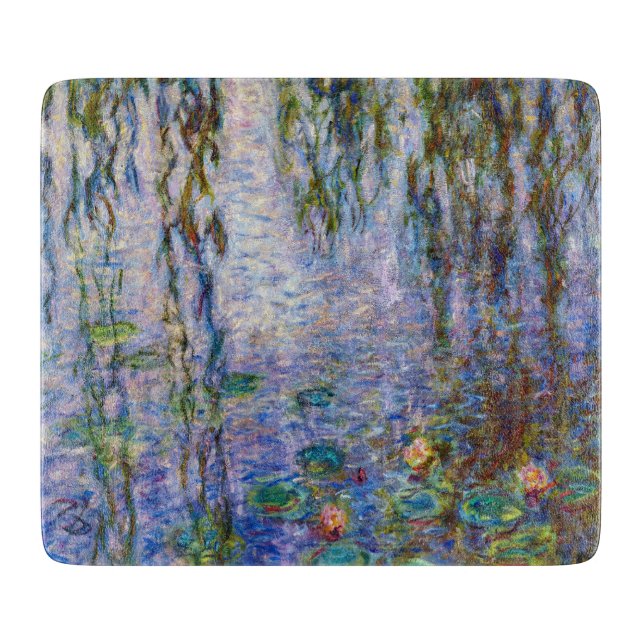 Claude Monet - Water Lilies Schneidebrett (Vorderseite)