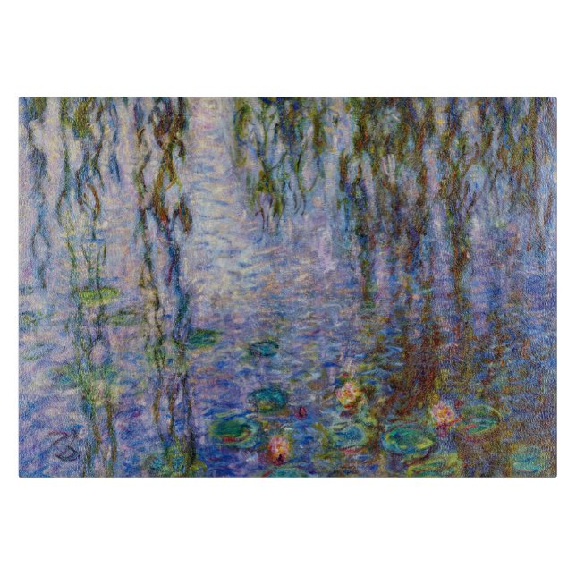 Claude Monet - Water Lilies Schneidebrett (Vorderseite)