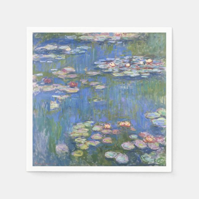 Claude Monet // Water Lilies Serviette (Vorderseite)