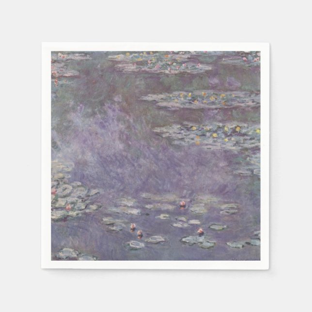 Claude Monet - Water Lilies Serviette (Vorderseite)