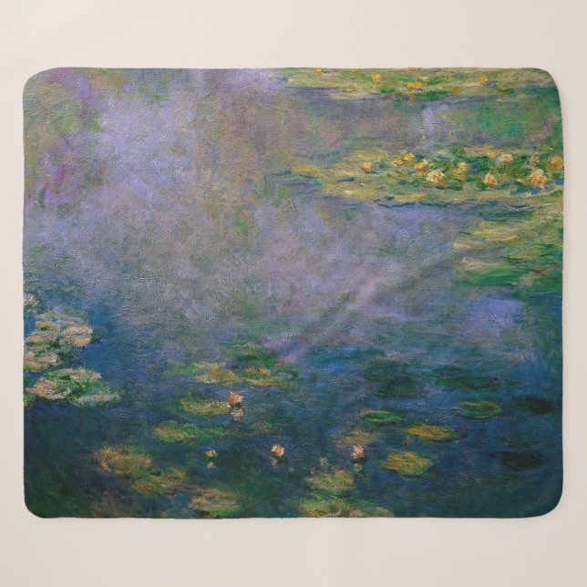 Claude Monet - Water Lilies Sherpadecke (Vorderseite (Horizontal))