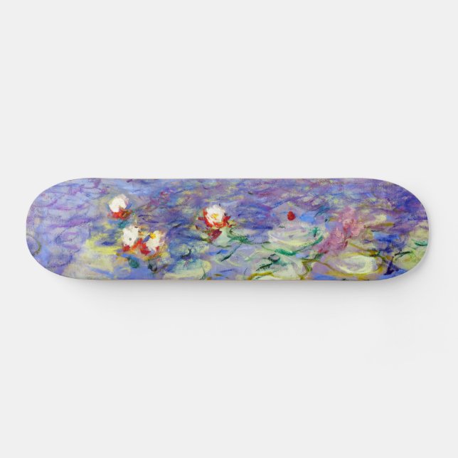 Claude Monet - Water Lilies Skateboard (Horizontal)