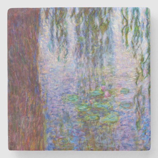 Claude Monet - Water Lilies Steinuntersetzer (Vorderseite)