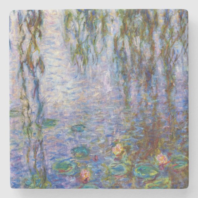 Claude Monet - Water Lilies Steinuntersetzer (Vorderseite)