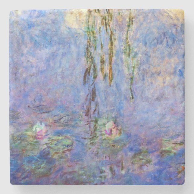 Claude Monet - Water Lilies Steinuntersetzer (Vorderseite)