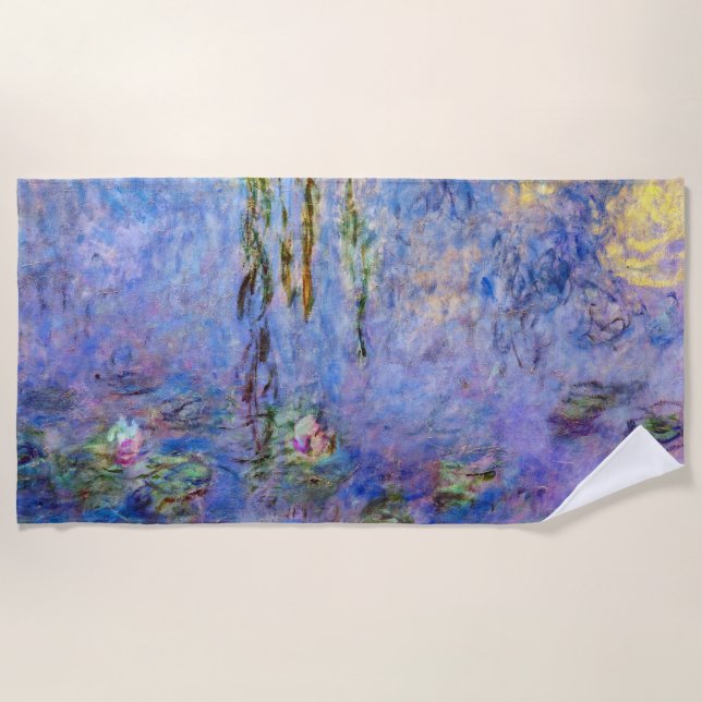 Claude Monet - Water Lilies Strandtuch (Vorderseite)