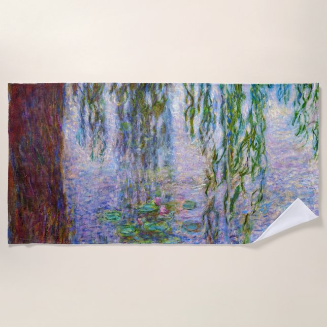 Claude Monet - Water Lilies Strandtuch (Vorderseite)