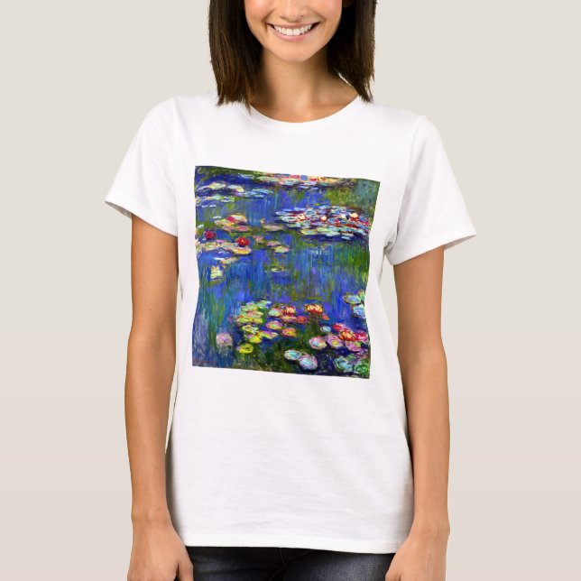 Claude Monet Water Lilies T-Shirt (Vorderseite)