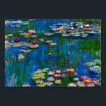 Claude Monet - Water Lilies Tischnummer<br><div class="desc">Claude Monet - Water Lilies</div>