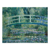 Claude Monet - Water Lilies und Japanische Brücke