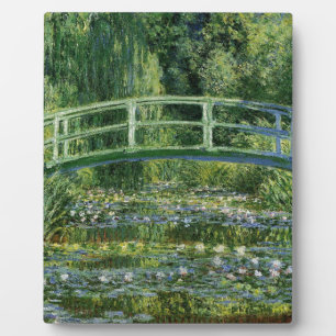 Claude Monet Water Lilies und Japanische Brücke Fotoplatte
