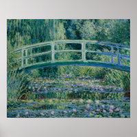 Claude Monet - Water Lilies und Japanische Brücke