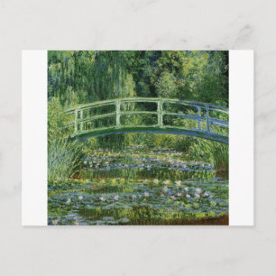 Claude Monet Water Lilies und Japanische Brücke Postkarte