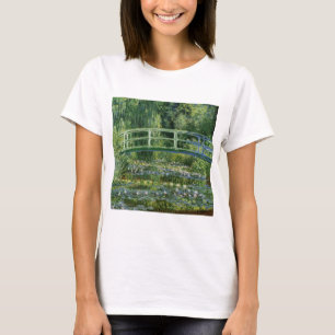 Claude Monet Water Lilies und Japanische Brücke T-Shirt