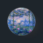 Claude Monet Water Lilies Vintage BlumenHD Art Button<br><div class="desc">Claude Monet Water Lilies Vintag floral HD Art Button. Water Lilies Gemälde von Claude Monet. Gemalt zwischen 1916 und 1919.</div>