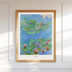 Claude Monet Water Lilies Vintage Dekoration