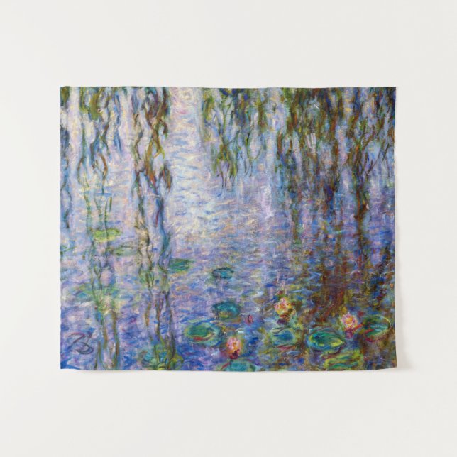 Claude Monet - Water Lilies Wandteppich (Vorderseite (Horizontal))