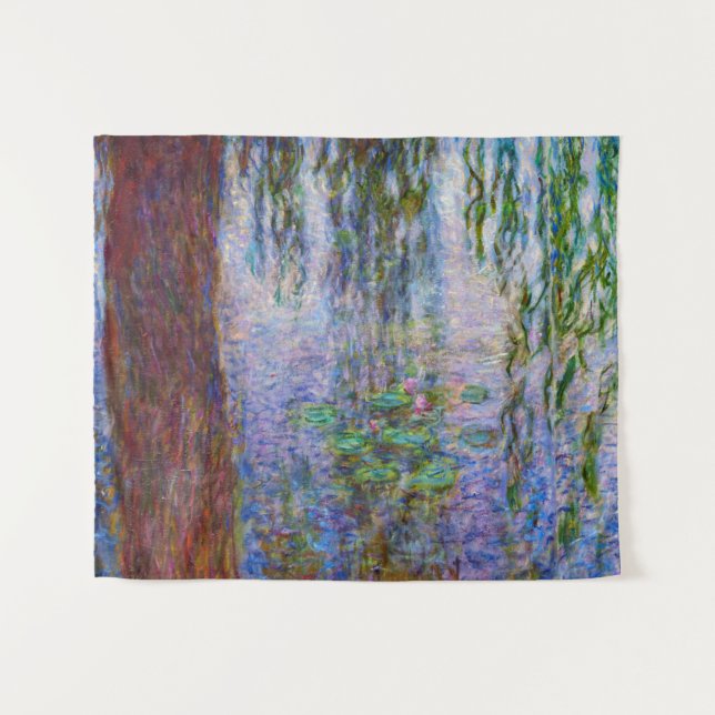 Claude Monet - Water Lilies Wandteppich (Vorderseite (Horizontal))