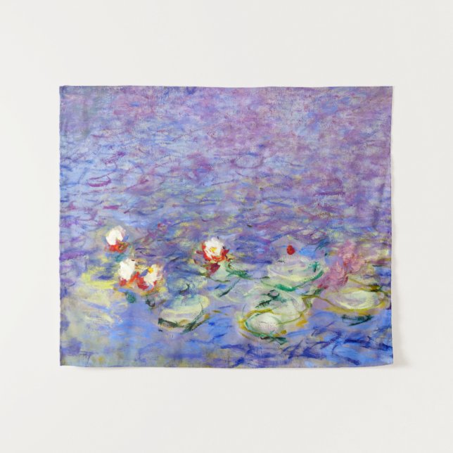 Claude Monet - Water Lilies Wandteppich (Vorderseite (Horizontal))