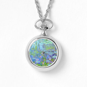 Claude Monet Water Lilies Watch Armbanduhr
