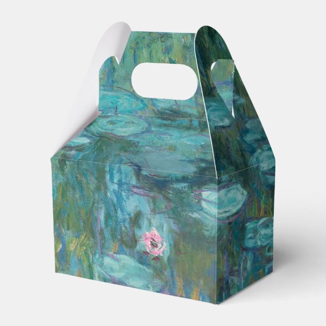 Claude Monet Water Lilies Wedding Geschenkschachtel (Vorderseite)