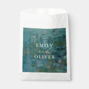 Claude Monet Water Lilies Wedding Geschenktütchen