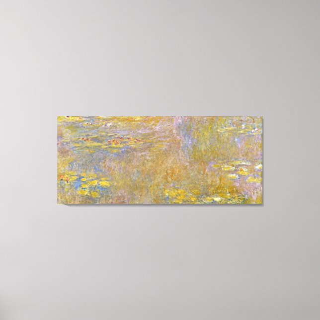 Claude Monet - Water Lilies ( Yellow Nirvana) Leinwanddruck (Vorderseite)