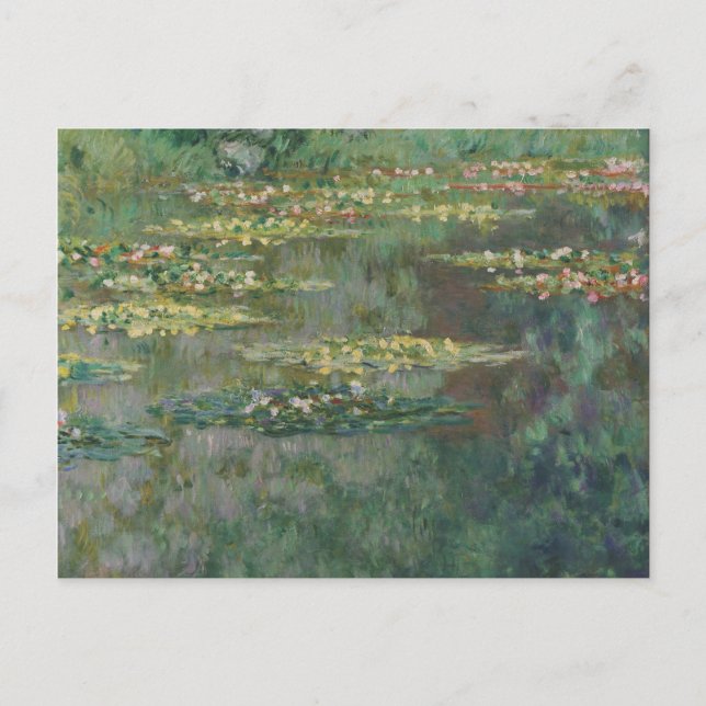 Claude Monet Water Lily Park der Villa Negroni, Ve Postkarte (Vorderseite)