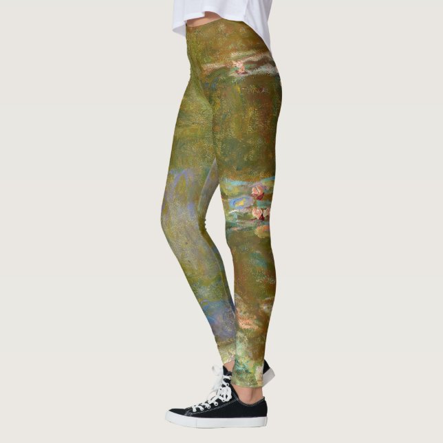 Claude Monet - Water Lily Pond 1917 Leggings (Links)