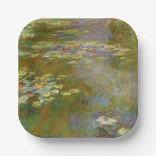 Claude Monet - Water Lily Pond 1917 Pappteller