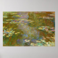 Claude Monet - Water Lily Pond 1917