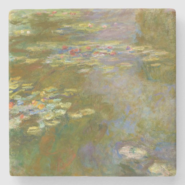 Claude Monet - Water Lily Pond 1917 Steinuntersetzer (Vorderseite)