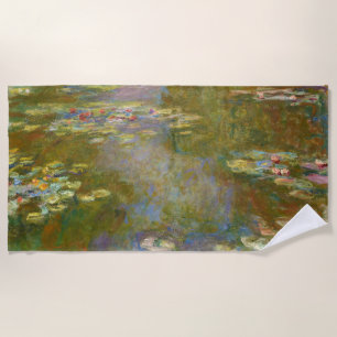 Claude Monet - Water Lily Pond 1917 Strandtuch
