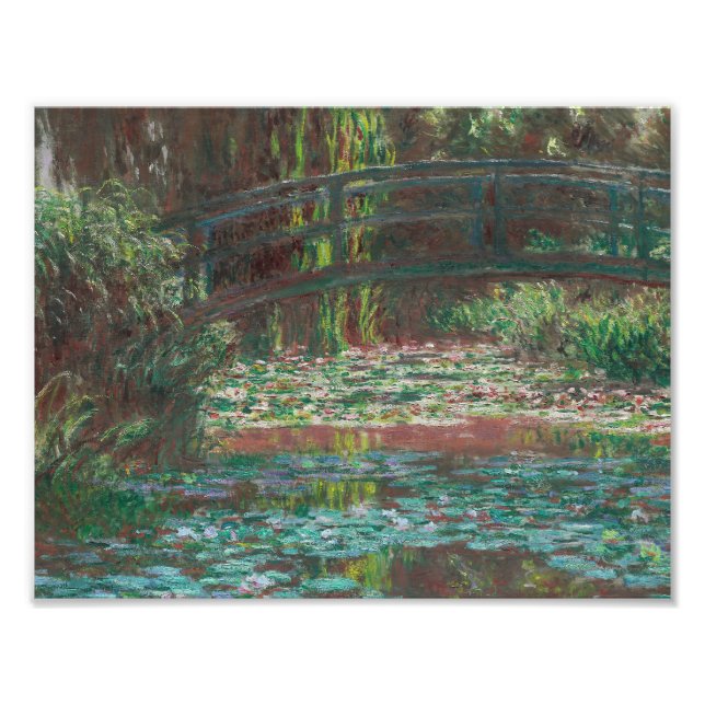 Claude Monet - Water Lily Pond Fotodruck (Vorne)