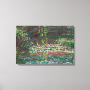 Claude Monet - Water Lily Pond Leinwanddruck